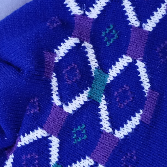 Vintage 1990s Purple Winter Hat Toque - Picture 3 of 6